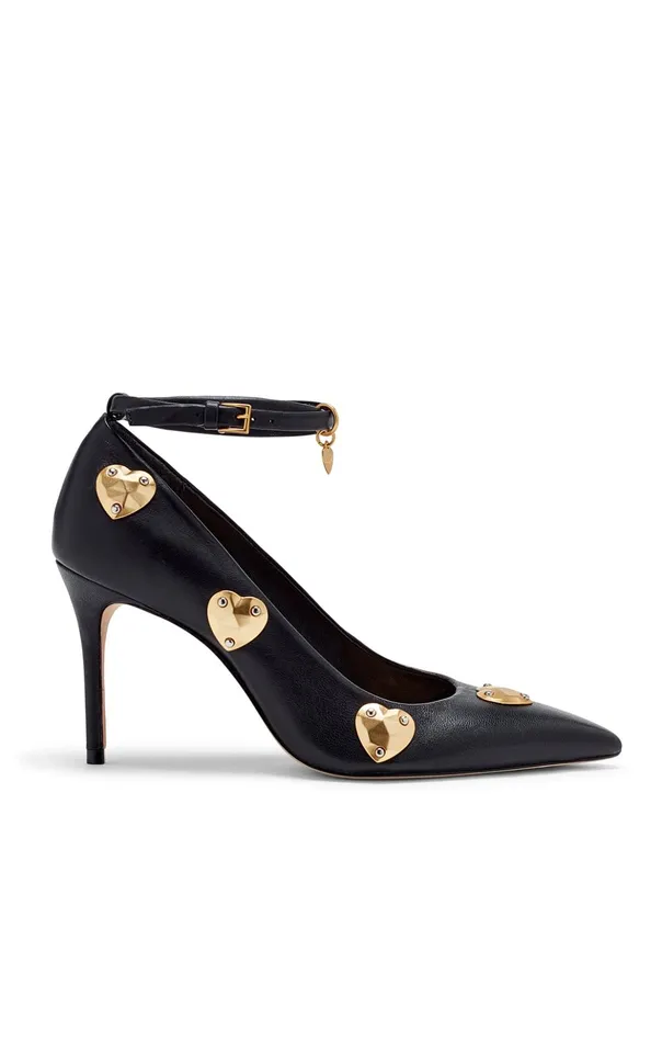 Women Cinq Sept Madison Ankle Strap Pump Blackgold
