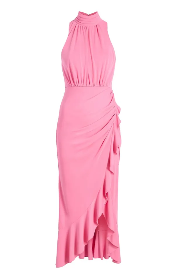 Women Cinq Sept Midi Antonia Dress Flamingo