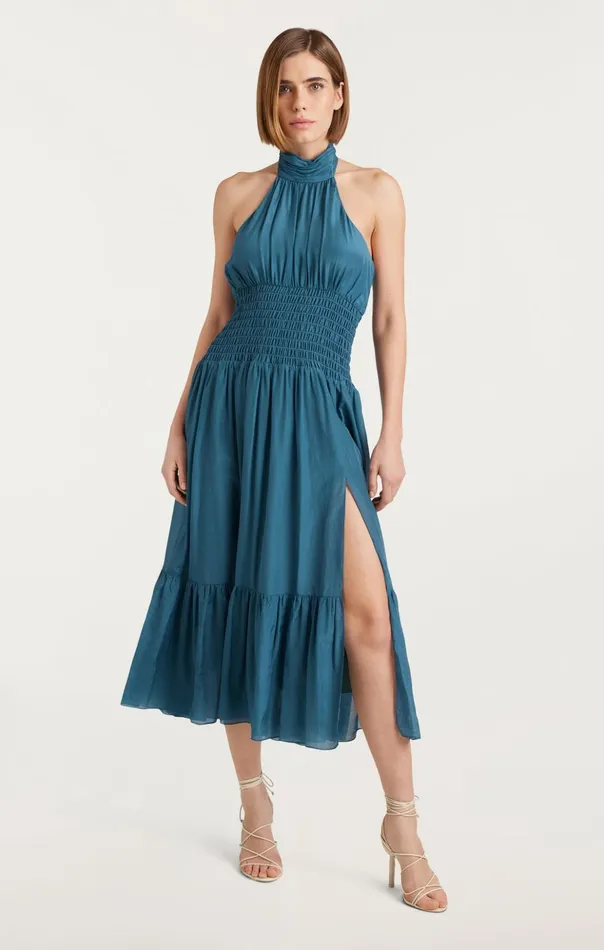 Women Cinq Sept Midi Dover Dress Midnight Rain