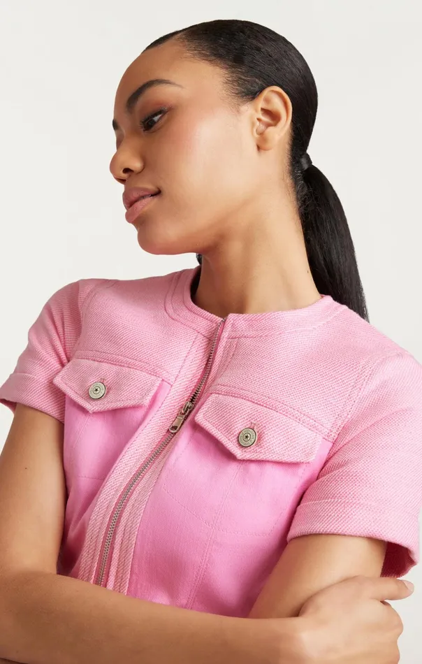 Women Cinq Sept Mini Layla Dress Flamingo