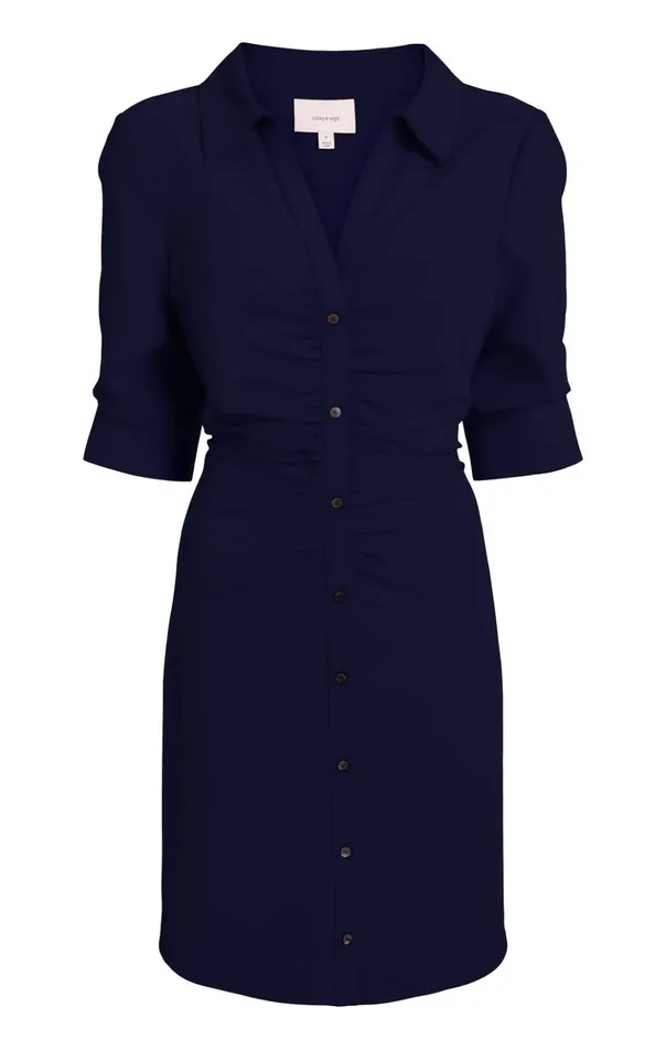 Women Cinq Sept Mini Mini Elina Dress Navy