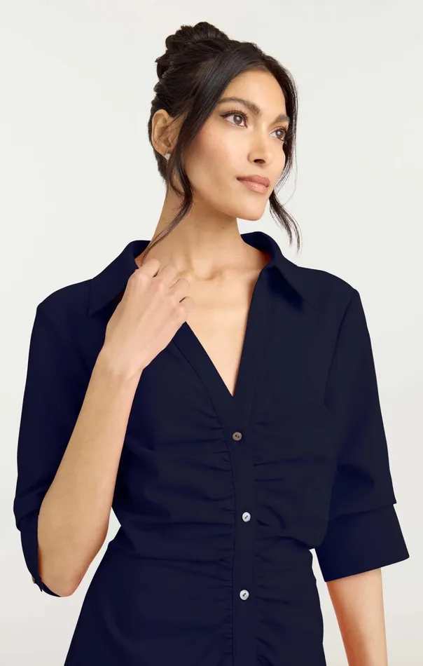 Women Cinq Sept Mini Mini Elina Dress Navy