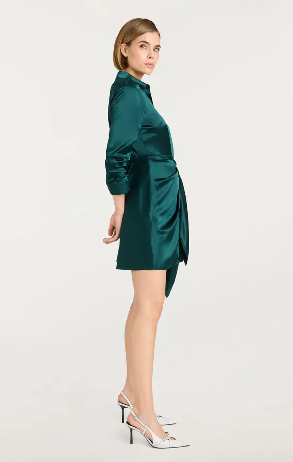 Women Cinq Sept Mini Mini Jacey Dress Green Onyx