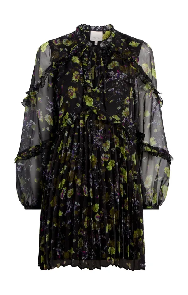 Women Cinq Sept Mini Robin Dress Black Multi