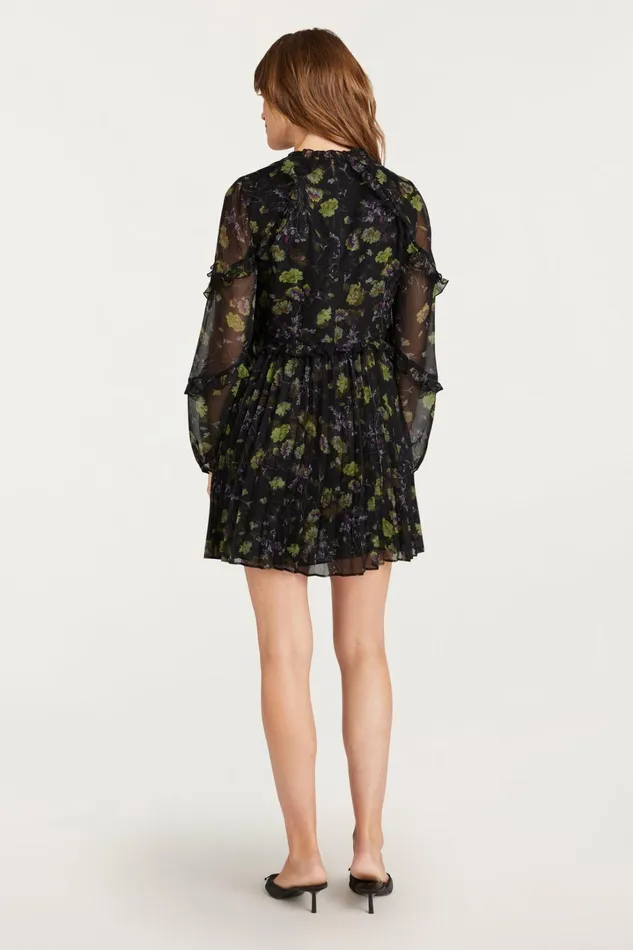 Women Cinq Sept Mini Robin Dress Black Multi