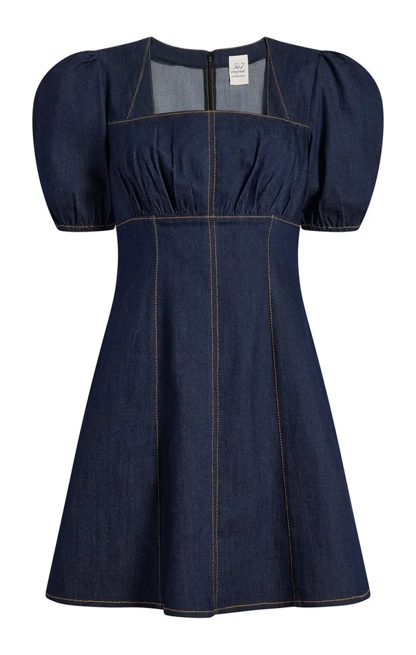 Women Cinq Sept Mini Vaughn Dress Indigo