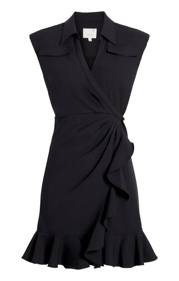 Women Cinq Sept Mini Zenni Dress Black