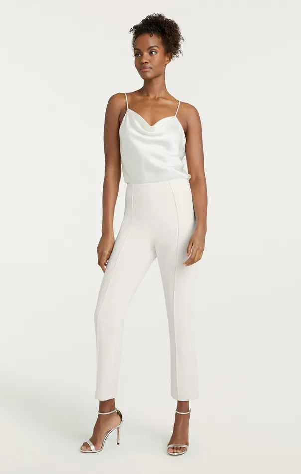 Women Cinq Sept Pants Cropped Brianne Pant Ivory