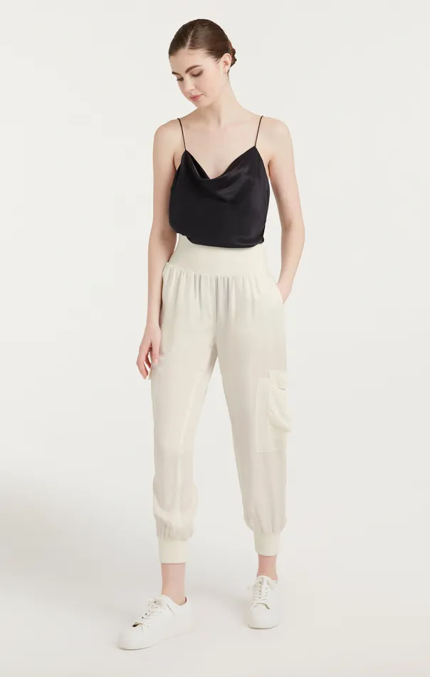 Women Cinq Sept Pants Giles Pant Ivory