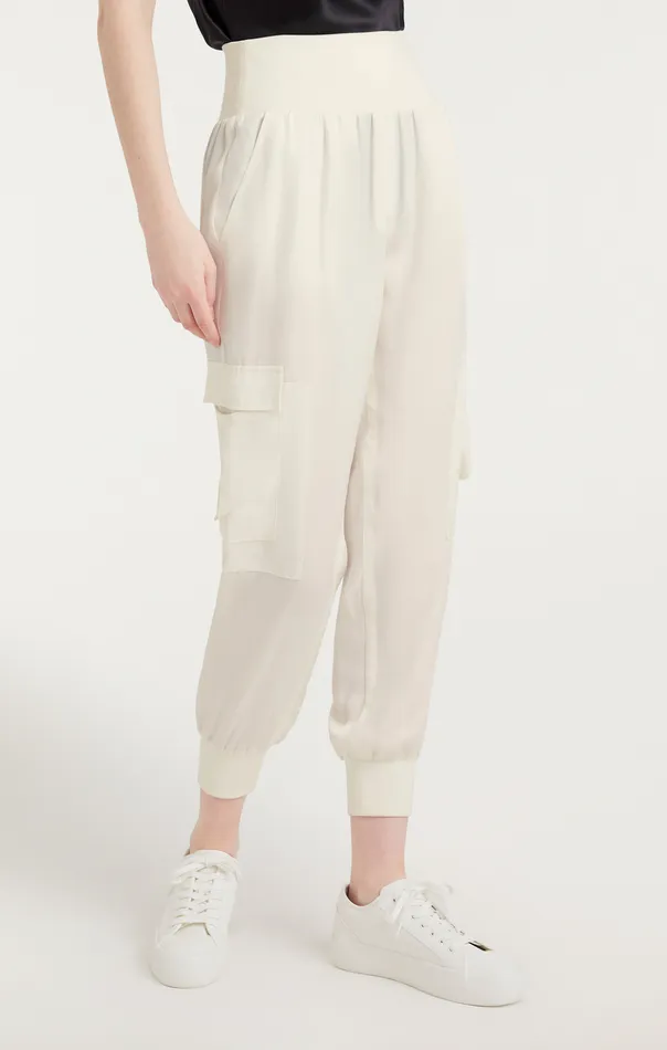 Women Cinq Sept Pants Giles Pant Ivory