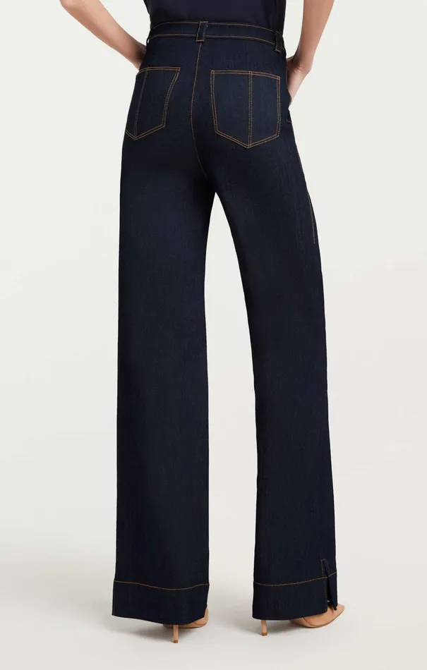 Women Cinq Sept Pants Long Benji Pant Indigo