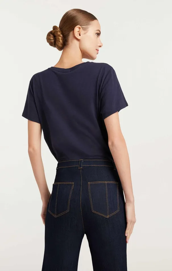 Women Cinq Sept Pants Long Benji Pant Indigo