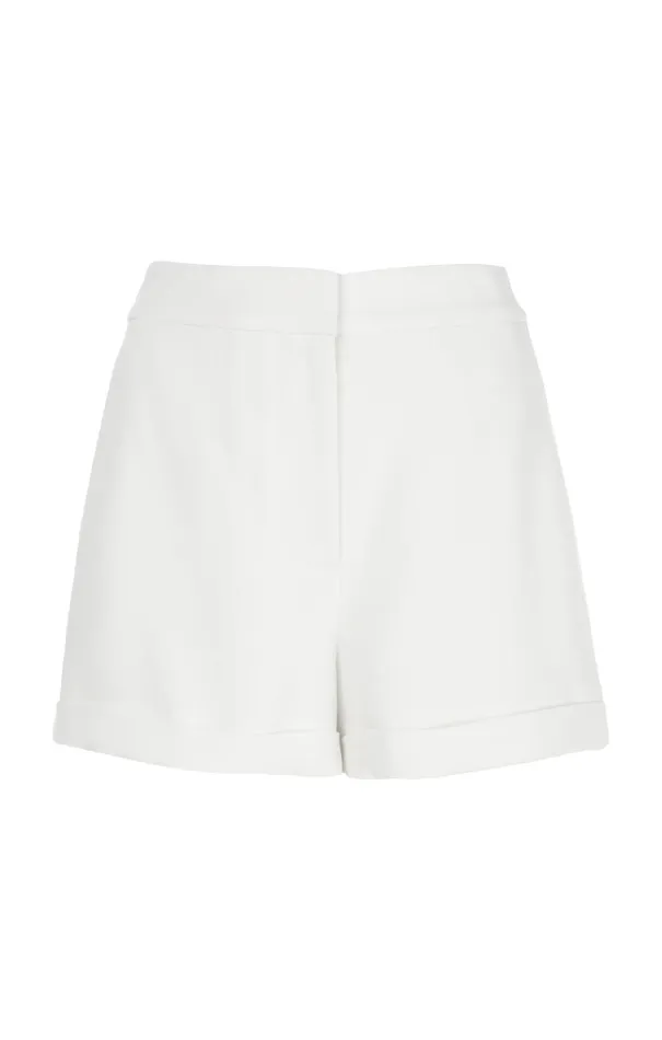 Women Cinq Sept Shorts Crepe Elaine Short Ivory