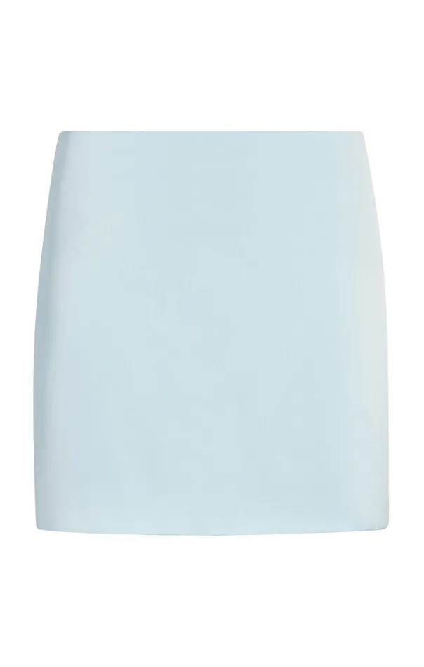 Women Cinq Sept Skirts Satin Doris Skirt Glacial Blue