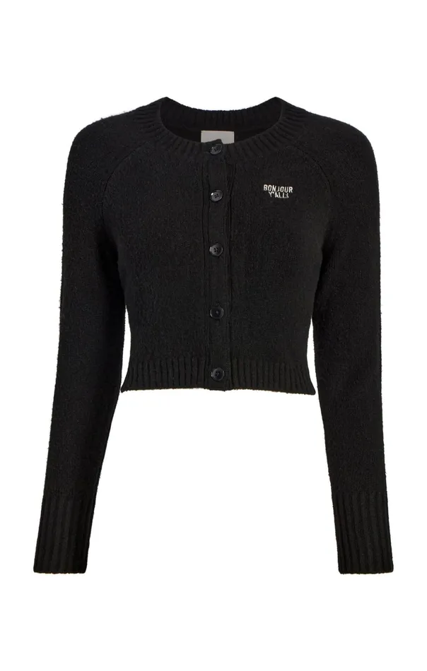 Women Cinq Sept Sweaters and Knits Bonjour Y039all Millie Cardigan Black