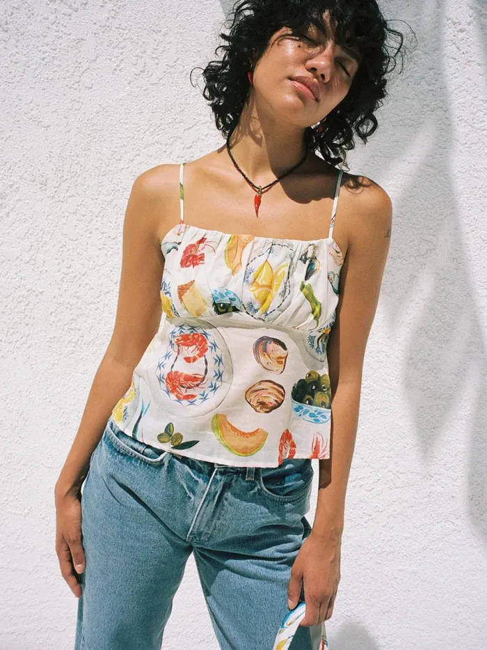 Women Cleo Cami Tapas Ivory Lisa Says Gah Tops