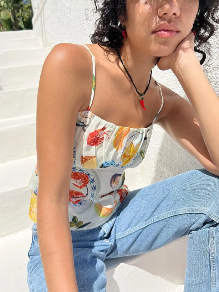 Women Cleo Cami Tapas Ivory Lisa Says Gah Tops