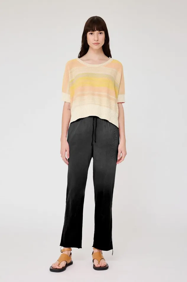 Women Cotton Cashmere Yellows Allesandro Sweater Raquel Allegra Sweaters and Knits