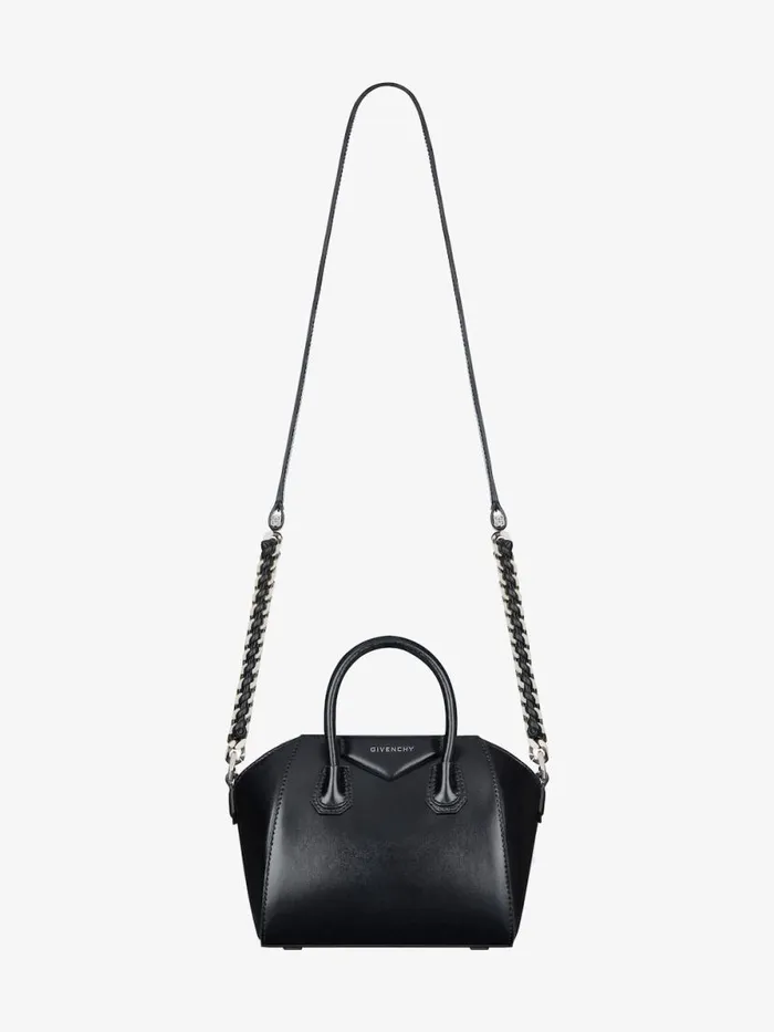 Women Crossbody Bags Givenchy Antigona Toy Bag In Box Leather Black Women Crossbody Bags Givenchy Antigona Toy Bag In Box Leather Black