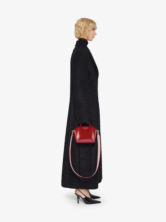 Women Crossbody Bags Givenchy Antigona Toy Bag In Box Leather Redpink Women Crossbody Bags Givenchy Antigona Toy Bag In Box Leather Redpink