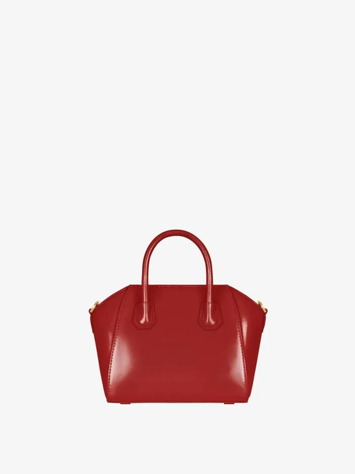 Women Crossbody Bags Givenchy Antigona Toy Bag In Box Leather Redpink Women Crossbody Bags Givenchy Antigona Toy Bag In Box Leather Redpink