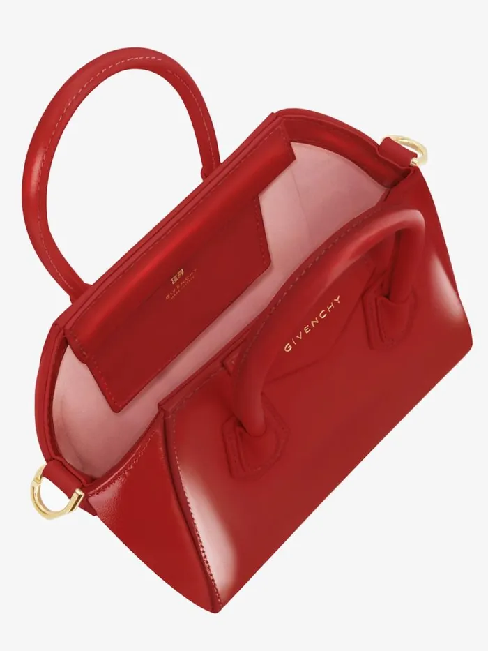Women Crossbody Bags Givenchy Antigona Toy Bag In Box Leather Redpink Women Crossbody Bags Givenchy Antigona Toy Bag In Box Leather Redpink