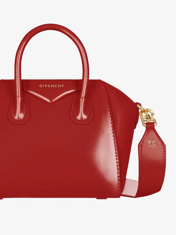 Women Crossbody Bags Givenchy Antigona Toy Bag In Box Leather Redpink Women Crossbody Bags Givenchy Antigona Toy Bag In Box Leather Redpink
