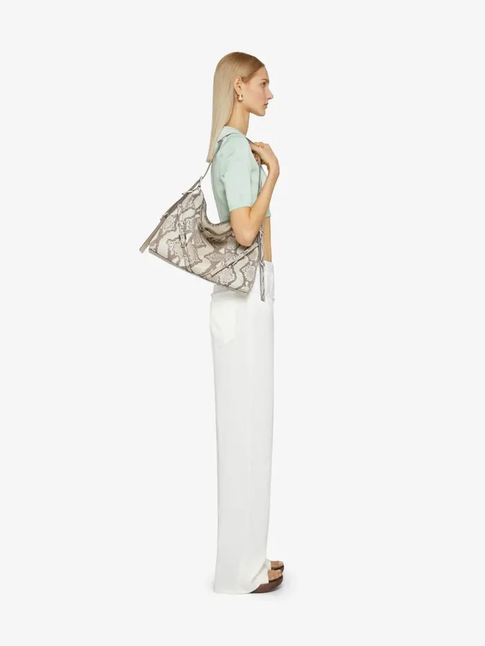 Women Crossbody Bags Givenchy Medium Voyou Bag In Python Greynatural Women Crossbody Bags Givenchy Medium Voyou Bag In Python Greynatural