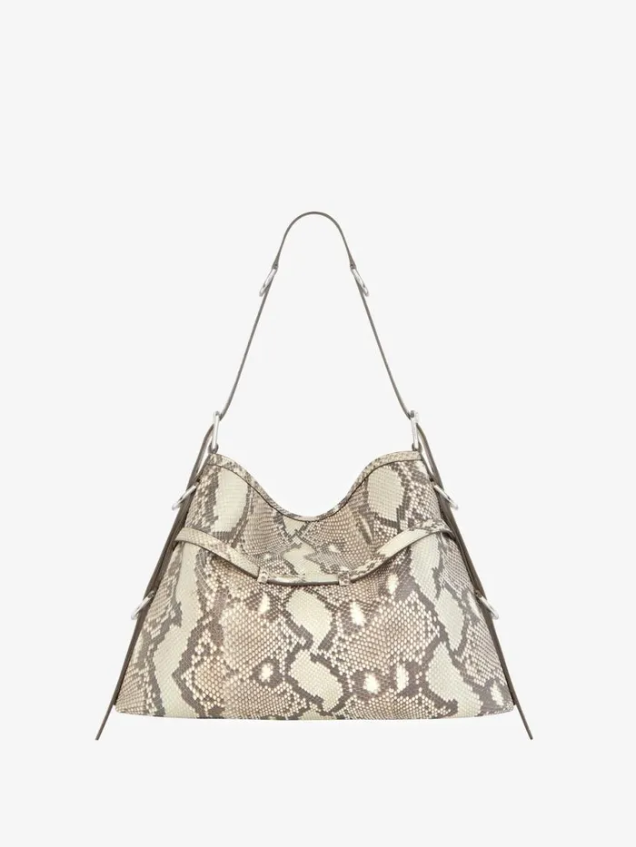 Women Crossbody Bags Givenchy Medium Voyou Bag In Python Greynatural Women Crossbody Bags Givenchy Medium Voyou Bag In Python Greynatural