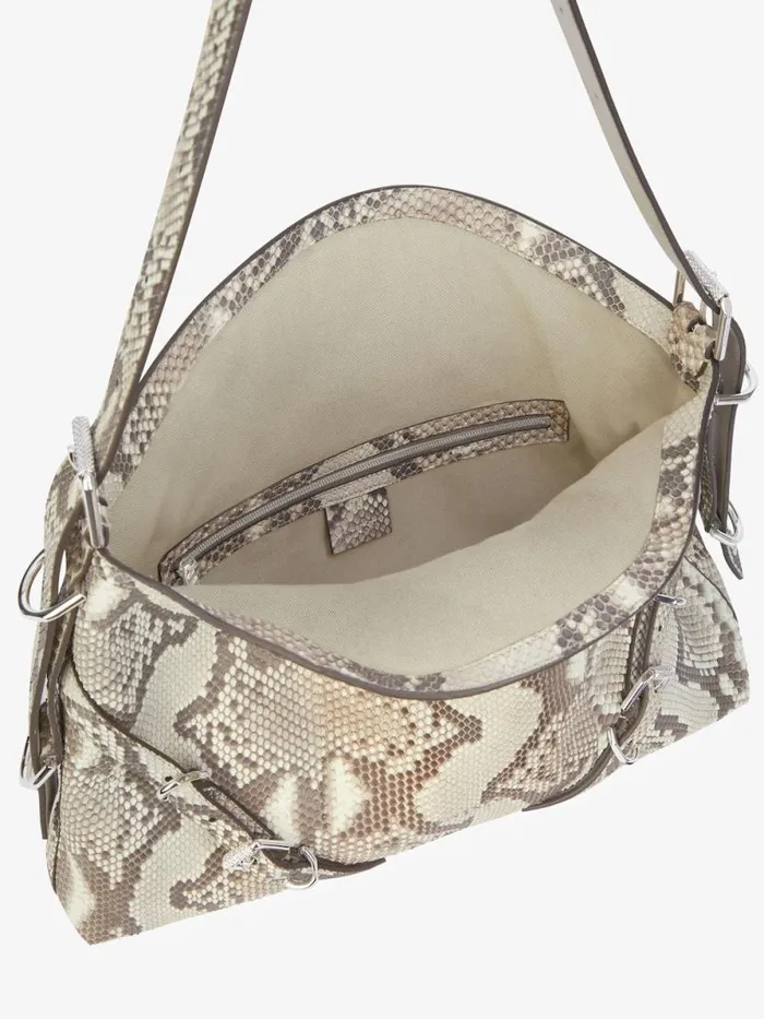 Women Crossbody Bags Givenchy Medium Voyou Bag In Python Greynatural Women Crossbody Bags Givenchy Medium Voyou Bag In Python Greynatural