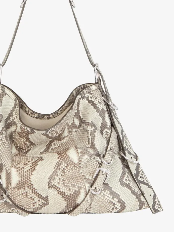 Women Crossbody Bags Givenchy Medium Voyou Bag In Python Greynatural Women Crossbody Bags Givenchy Medium Voyou Bag In Python Greynatural