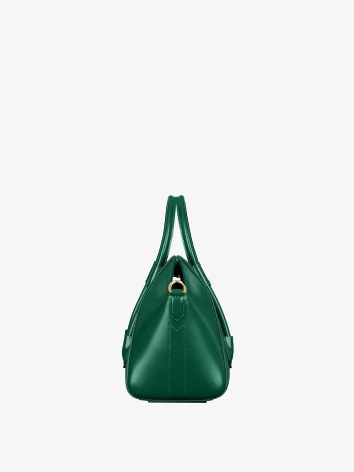 Women Crossbody Bags Givenchy Mini Antigona Lock Bag In Box Leather Emerald Green Women Crossbody Bags Givenchy Mini Antigona Lock Bag In Box Leather Emerald Green