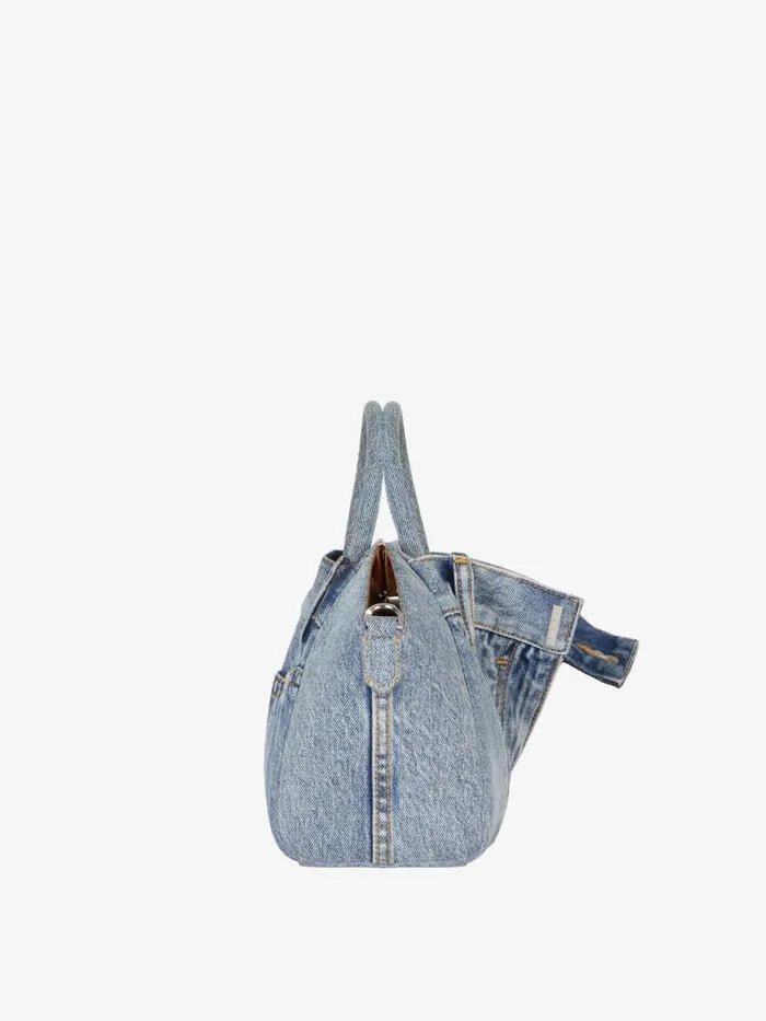 Women Crossbody Bags Givenchy Mini Antigona Lock Bag In Jeans Medium Blue Women Crossbody Bags Givenchy Mini Antigona Lock Bag In Jeans Medium Blue