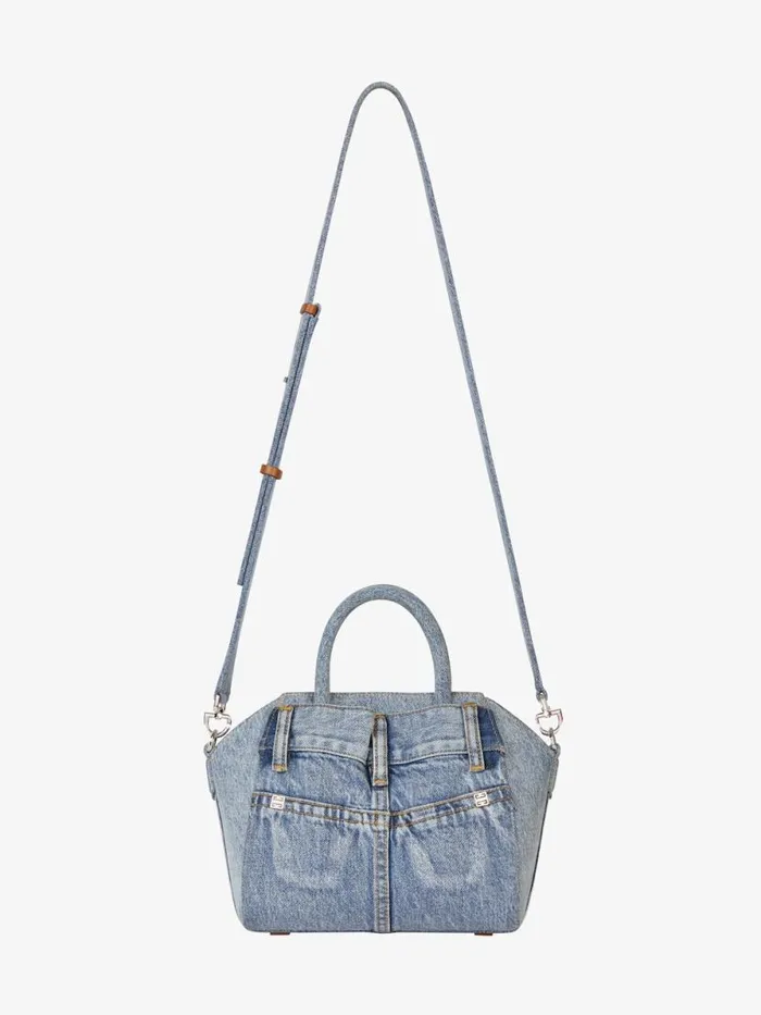 Women Crossbody Bags Givenchy Mini Antigona Lock Bag In Jeans Medium Blue Women Crossbody Bags Givenchy Mini Antigona Lock Bag In Jeans Medium Blue