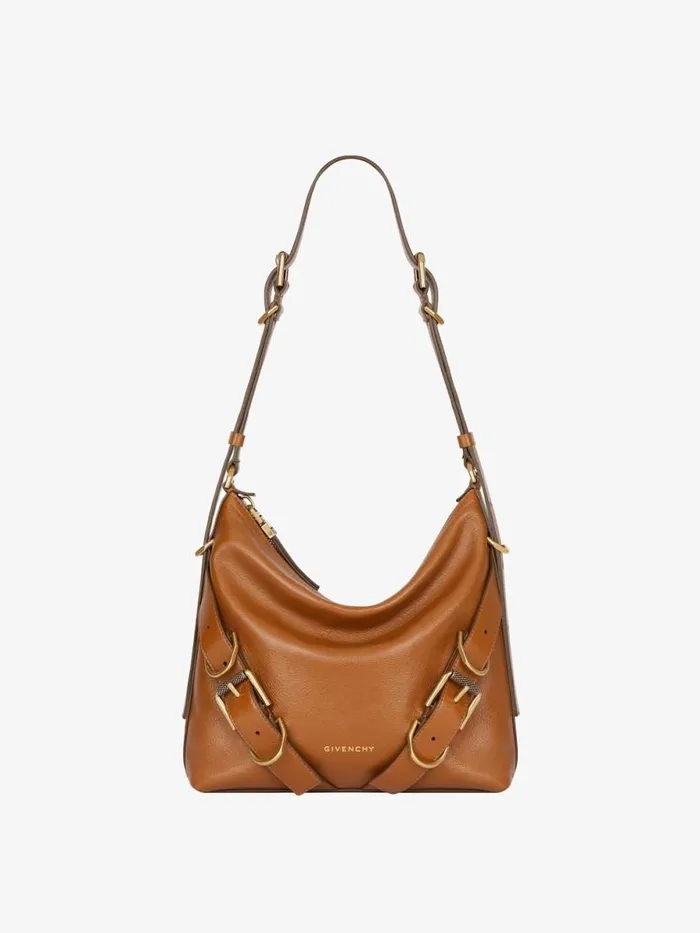 Women Crossbody Bags Givenchy Voyou Crossbody Bag In Leather Soft Tan