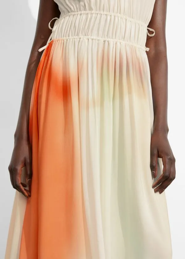 Women Dresses and Other Stories Sleeveless Maxi Dress Creamandorangeandlilac