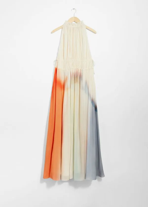 Women Dresses and Other Stories Sleeveless Maxi Dress Creamandorangeandlilac
