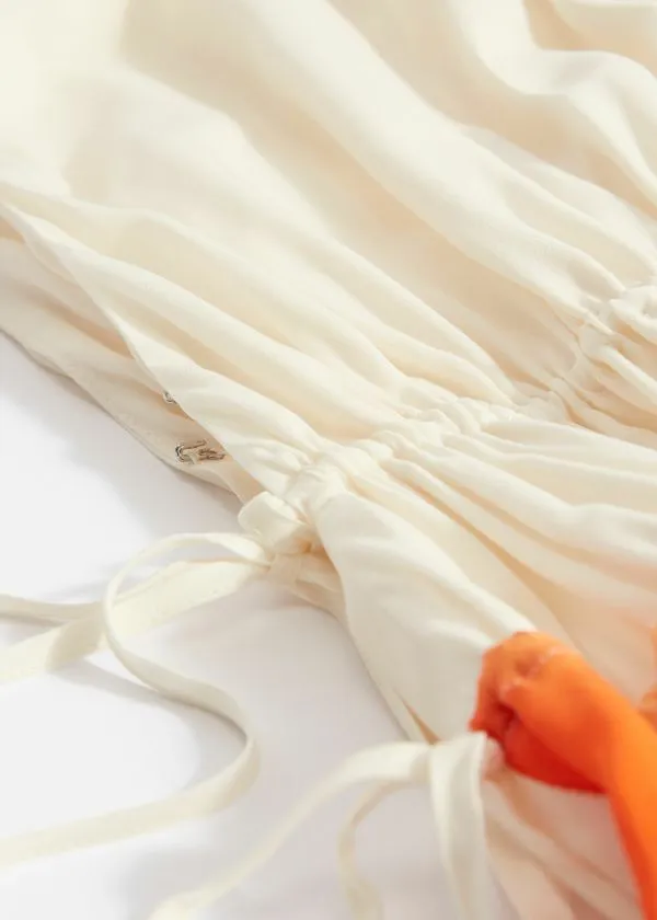 Women Dresses and Other Stories Sleeveless Maxi Dress Creamandorangeandlilac