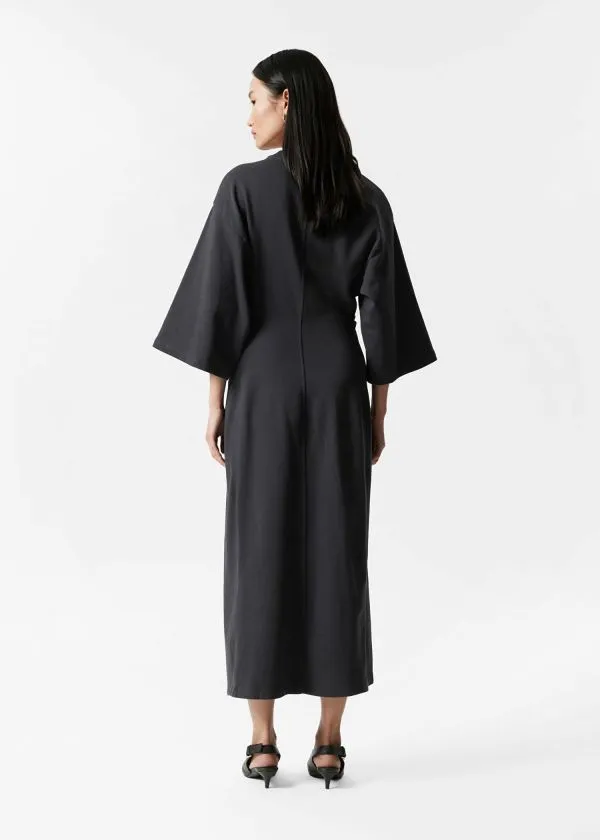 Women Dresses and Other Stories Sweatshirt Midi Dress Black