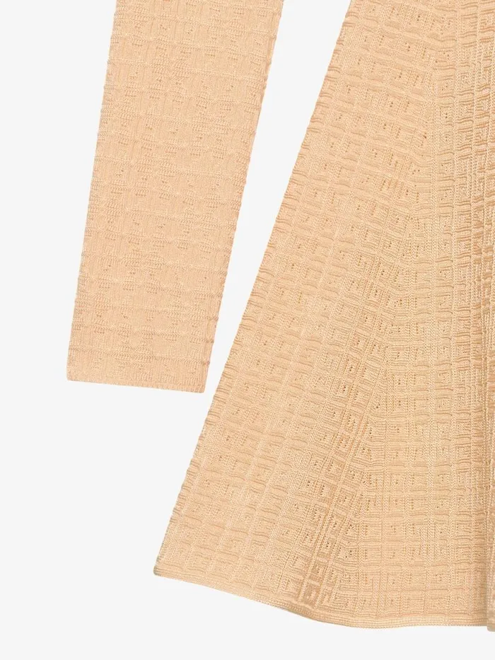 Women Dresses Givenchy Dress In Mini 4G Jacquard Tan