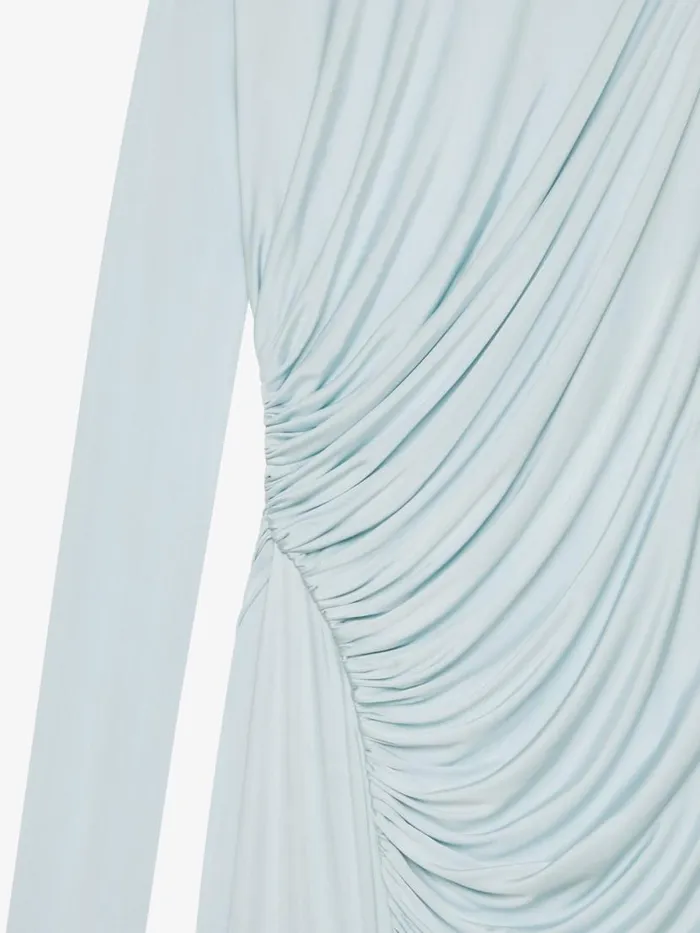 Women Dresses Givenchy Evening Draped Dress In Jersey Frost