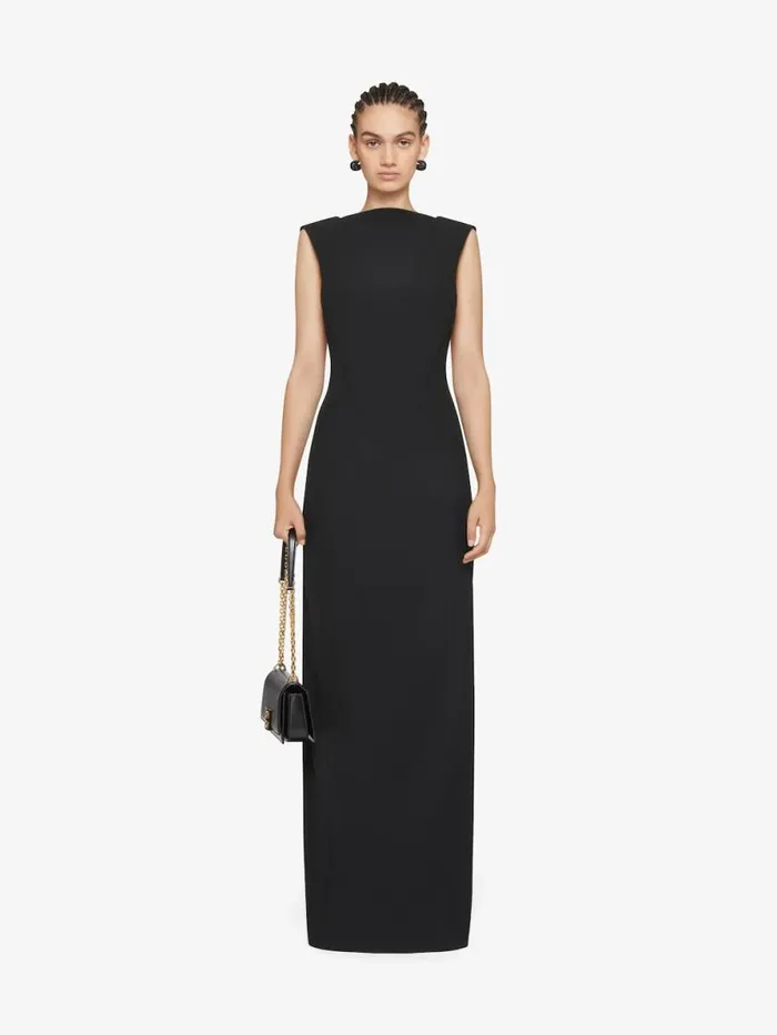 Women Dresses Givenchy Evening Dress In Crepe Black