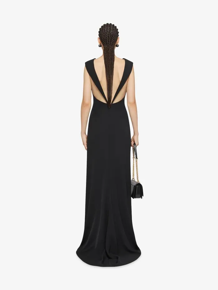 Women Dresses Givenchy Evening Dress In Crepe Black