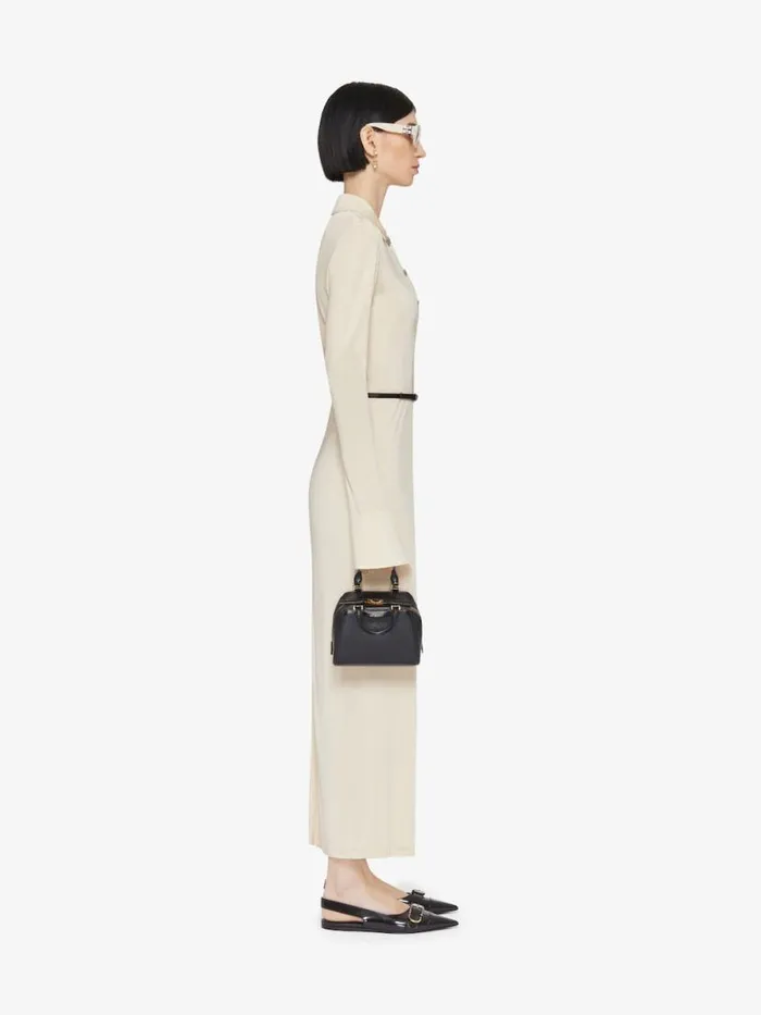 Women Dresses Givenchy Voyou Dress In Jersey With 4G Liquid Detail Ivory