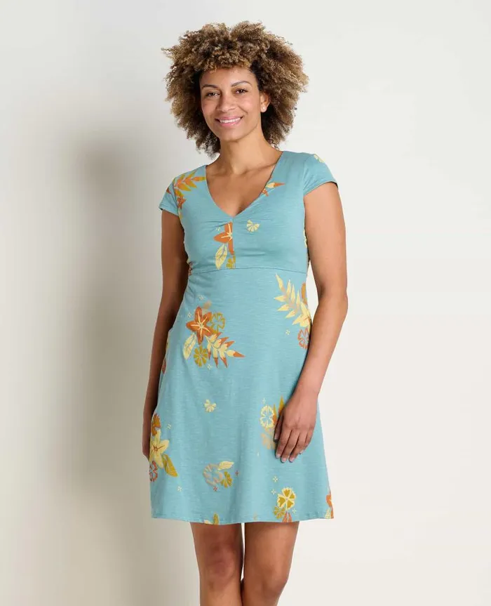 Women Dresses Toad and Co Rosemarie Dress Mineral Lg Floral Print