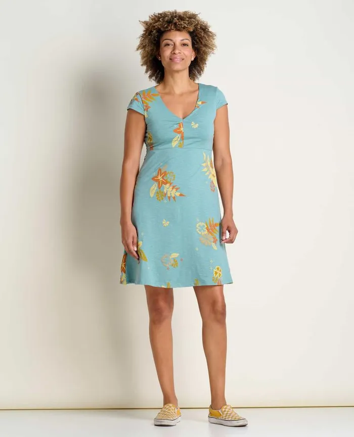 Women Dresses Toad and Co Rosemarie Dress Mineral Lg Floral Print