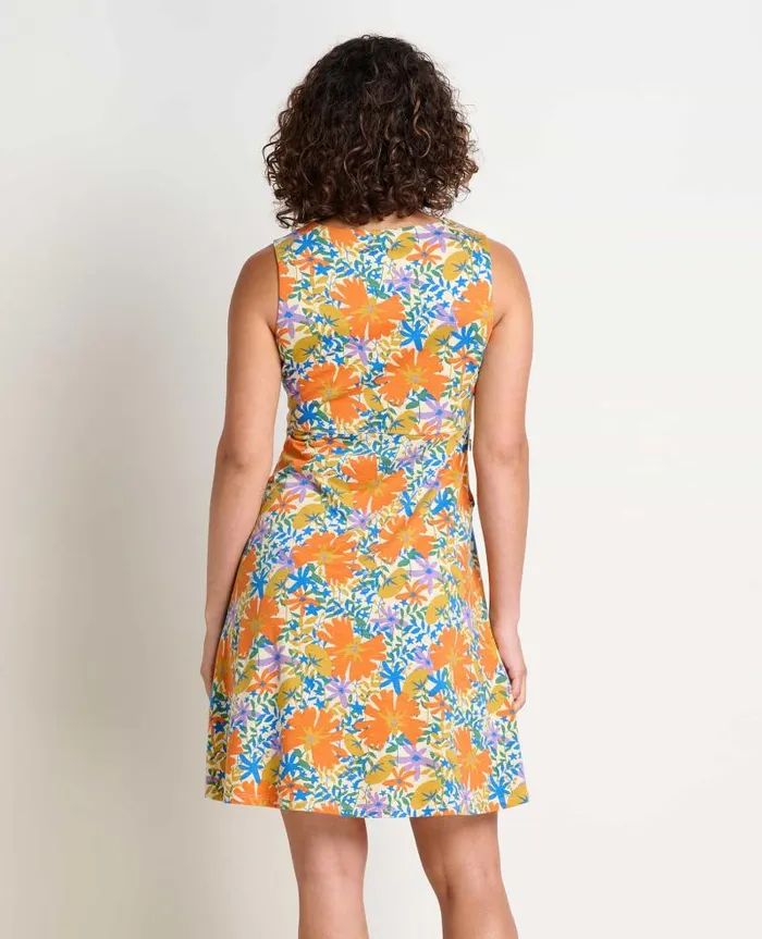 Women Dresses Toad and Co Rosemarie Sleeveless Dress Barley Floral Print