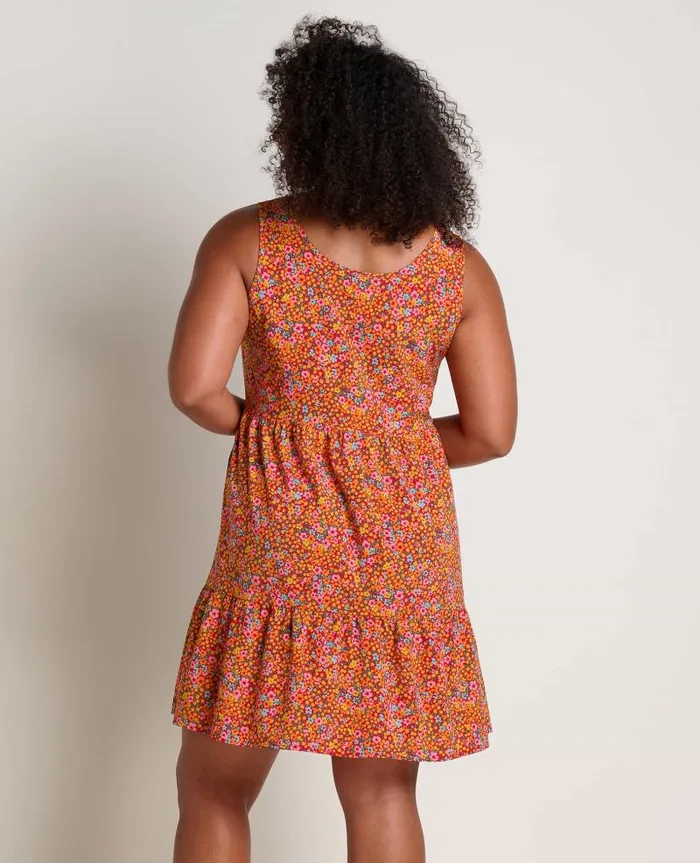 Women Dresses Toad and Co Sunkissed Sunsana Dress Taffy Micro Floral Print