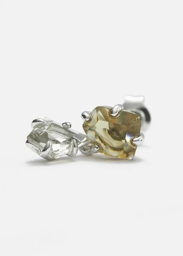 Women Earrings and Other Stories Crystal Earrings Set Emerald Green