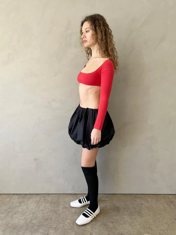 Women El Tigre Chiquito Crop Top Tomate Lisa Says Gah Tops Women El Tigre Chiquito Crop Top Tomate Lisa Says Gah Tops